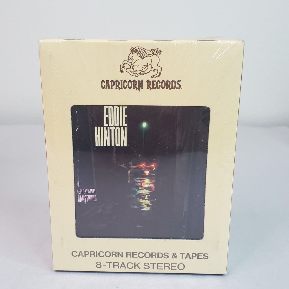 Eddie Hinton Very Extremely Dangerous 8 Track Cartridge Tape (Sealed) Capricorn